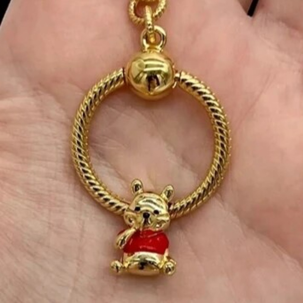 NWOT Pandora x Disney Winnie the Pooh Bear Charm - Picture 13 of 14